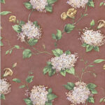 Purple and Pink Hydrangeas on a Purplish  Brown Backgrond Wallpaper -IA790826