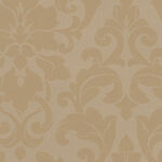 Elegant Burnished Gold on Gold Damask Wallpaper - SL27590