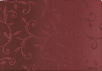1-29.jpg Leaf Scrolls Shadowy Ombre Stripe in Brick Reds Wallpaper 546584 - Image 1