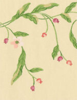 Pink Blooms and Blossoms on a Green Vine Wallpaper Border  EY4457B - Image 2