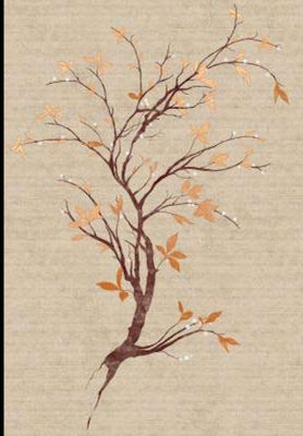 1-55.jpg Serenity Branch Wallpaper Mural in Rich Earth Tones CC9501M - Image 1