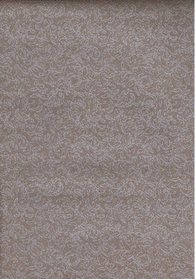 1-57.jpg Small Scroll Leaves in Silver On a Brown Textured Netting Wallpaper - 48-4032 - Image 1