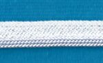 5 Yards 1/4" Lavender Double Stitch with White Lip Trim 10795