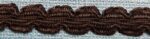 5 Yards 3/8" Black Rounded Ric Rac Look Trim 13956
