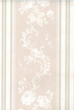 Light Pink Floral Stripe - Wallquest - French Cameo - FL90505 - Image 2