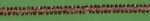 5 Yards 3/8" Bright Gold, Cranberry Lightweight Double Loops Trim 26739C - Image 2