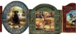 Double Dyecut Ducks, Deer, Dog Border - Chesapeake - LL50091B - Image 2