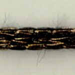 5 Yards 1/8" Black and Brownish Gold Threads Trim 49689