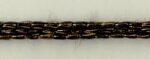 5 Yards 1/8" Black and Brownish Gold Threads Trim 49689