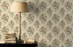 Montage Floral Trail Sketch Roses Vase Wallpaper NP6303 - Priced per Double Roll - Image 3