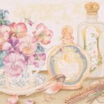 Ladies Shelf Border with Florals - Warner - BAT1112