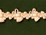 5 Yards 3/4" Sand Offset Woven Trim 46357 - Image 2