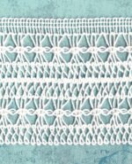 5 Yards Wide Woven White Bohemian Trim 42410W - Image 2