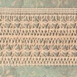 5 Yards 3" Wide Woven Bohemian Beige Trim 42410