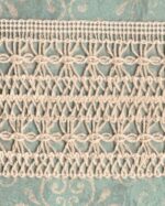 5 Yards 3" Wide Woven Bohemian Beige Trim 42410 - Image 2