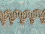 5 Yards 1" Natural Jute Woven Trim 11524 - Image 2