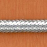 5 Yards 3/16" Silver Semi-Flat Cording Trim 22773