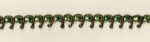 5 Yards 7/16" Gold, Loden, Willow - Hanging Loop with Willow Ribbon Trim 46318 - Image 2