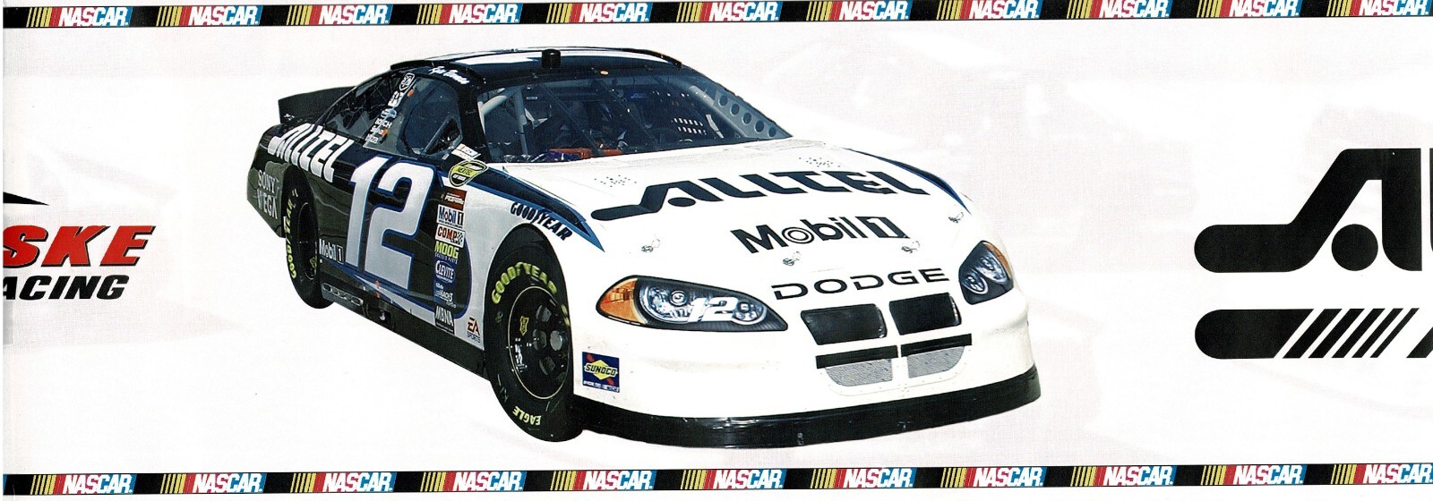 57-1307.jpg Ryan Newman - #12- 2004 Nascar Wallpaper Border - Vintage - Alltel - 16108 - Image 1