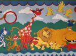Circus Menagerie Wallpaper Border - F. Schumacher - Vintage - 538011 - Image 2