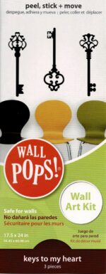 Keys to My Heart - 3 Pieces - Peel and Stick - Wallpops - WPK96850 - Image 2