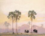 Elephant Walk Mural - 6' x 9' - Parkview - Brewster - 252-72010