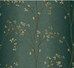 Vertical Leaf and Vine Ombre Stripe Wallpaper - York - Whisper Prints - BR6224