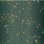 Vertical Leaf and Vine Ombre Stripe Wallpaper - York - Whisper Prints - BR6224