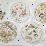 Porcelain Menagerie Plate Stickers Set - 9" Plates - Multicolor - 5510081