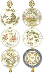 Porcelain Menagerie Plate Stickers Set - 9" Plates - Multicolor - 5510081 - Image 2