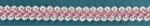 5 Yards 1/2" Flamingo Pink, White Classic Gimp Trim 46674P - Image 2