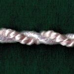 5 Yards 5/32" Light Pink, Iridescent White Twist Cord Trim I1MR2LP