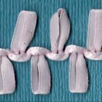 5 Yards 1" Pink Alternating Loops Trim 80649