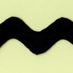 5 Yards 1" Very Dark Navy Blue, Almost Black Ric Rac Trim R53N