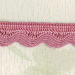5 Yards 1/2" Rose Pink Ric Rac Trim with Lip 10824