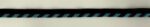 5 Yards 1/2" Turquoise, Black Alternating Trim with Lip 25937 - Image 2