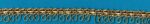 5 Yards 5/16" Metallic Gold Small Loops Trim J18 - Image 2