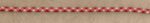 5 Yards 5.5mm, 1/4" Red and White Gingham Cord Trim 27819 - Image 2