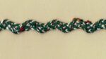5 Yards 1/4" Loden, Multicolor Ric Rac Trim 27117L