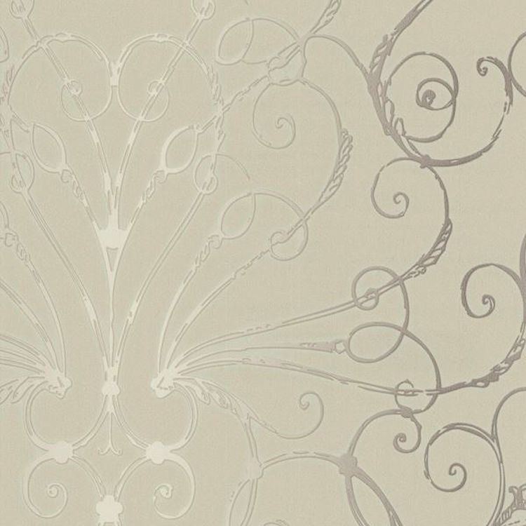 57-450.jpg Beige Larosa Filigree Wallpaper Patty Madden HMY57616 per Double Roll - Image 1