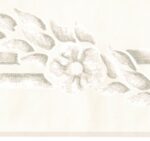 Monotone Rod with Leaves and Flower Border - Gramercy - 537340