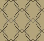 Scroll Trellis Wallpaper Paper and Ink by Wallquest LA30715