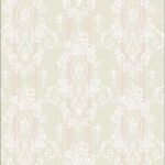 Spring Garden Gated Garden Cameo Wallpaper Blush by Wallquest FS50311