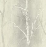 Tree Trunks in Taupes by Pelican Prints from Wallquest SG41000