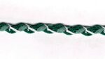 5 Yards 3/8" Tarragon Green, Green, White Wrapped Ric Rac Trim 27632G