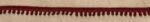 5 Yards 3/8" Burgundy Button Loop Trim with Lip 6755 - Image 2
