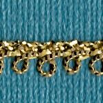 5 Yards 1/4" Gold Small Loop Trim 15836