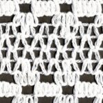 5 Yards 2 1/4" White Alternating Loops Lace Trim 47574