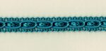 5 Yards 9/16" Turquoise Chain Gimp Trim 45306