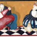 Whimsical Chubby Dancers Border - York - YE1672B